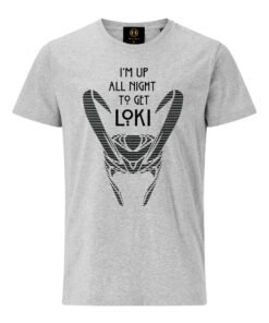 Grey Melange Loki T-Shirt