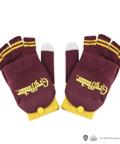 Gloves Mitten Fingerless - Gryffindor