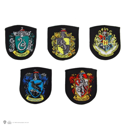 Set of 5 Harry Potter Crests Patches