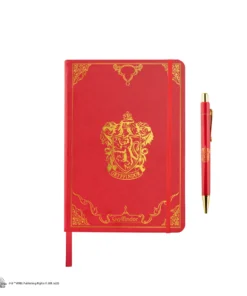 Deluxe Notebook Set with Pen - Gryffindor