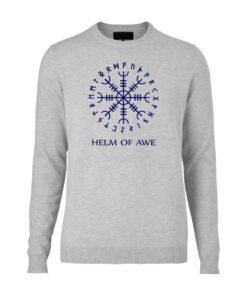 Grey Melange Helm of Awe Jumper