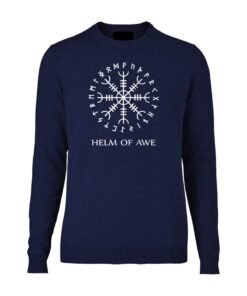 Navy Blue Helm of Awe Jumper