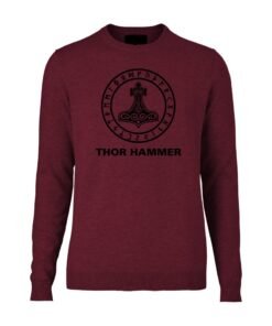 Maroon Thor Hammer Jumper