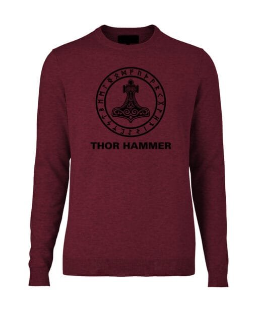 Maroon Thor Hammer Jumper