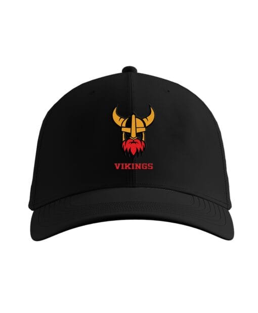 Black Viking Helmet Baseball Cap