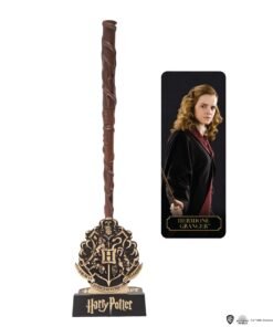 Hermione Granger Wand Pen with Stand & Lenticular Bookmark