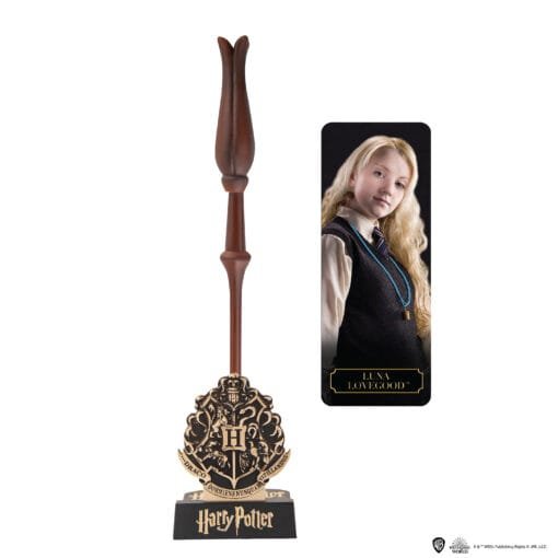 Luna Lovegood Wand Pen with Stand & Lenticular Bookmark
