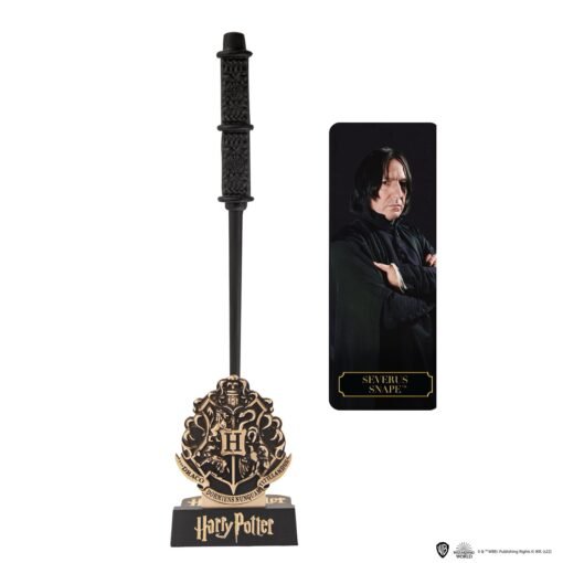 Severus Snape Wand Pen with Stand & Lenticular Bookmark