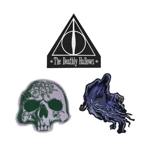 Set of 3 Crest/Patch - Deluxe Deathly Hallows