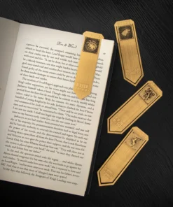 Alternative view of Set of 4 Stark, Lannister, Baratheon and Targaryen Metal Bookmarks