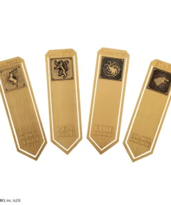 Set of 4 Stark, Lannister, Baratheon and Targaryen Metal Bookmarks