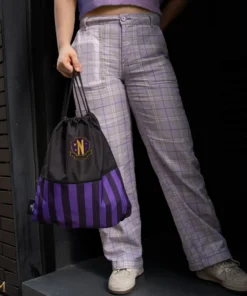 Alternative view of Drawstring bag - Nevermore Academy Purple