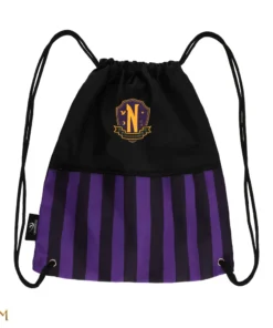Drawstring bag - Nevermore Academy Purple