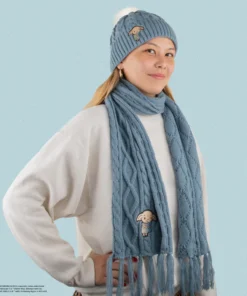 Alternative view of Beanie and Scarf Set - Dobby