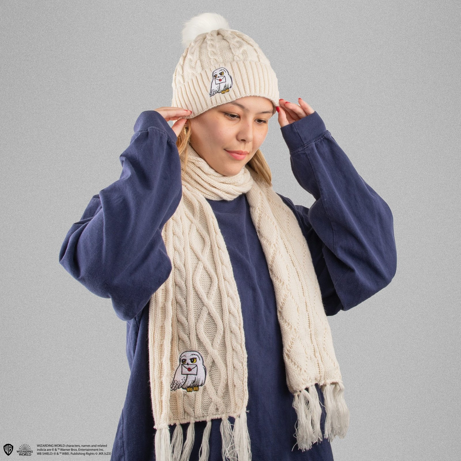 Beanie and Scarf Set - Hedwig