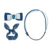 Hair Accessories Bunny ear clip double-headband Set - TRENDY Ravenclaw