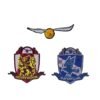 Set of 3 Harry Potter Crest/Patch Golden Snitch Deluxe