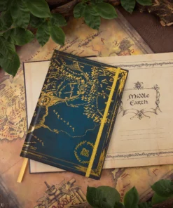 Alternative view of Middle-Earth Hardcover Notebook with foldable map