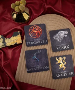 Alternative view of Set of 4 Game of Thrones Coasters