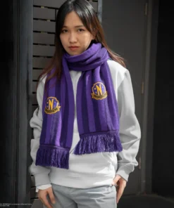 Alternative view of Scarf - Nevermore Academy Purple