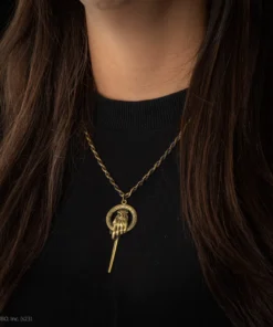 Alternative view of Hand of the King Necklace