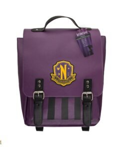 Wednesday-Backpack Nevermore Academy Purple