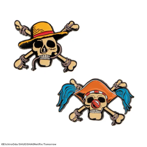 Pin set of 2 Luffy & Buggy