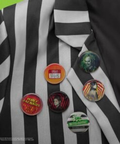 Alternative view of Set of 6 Beetlejuice Lenticular Badges