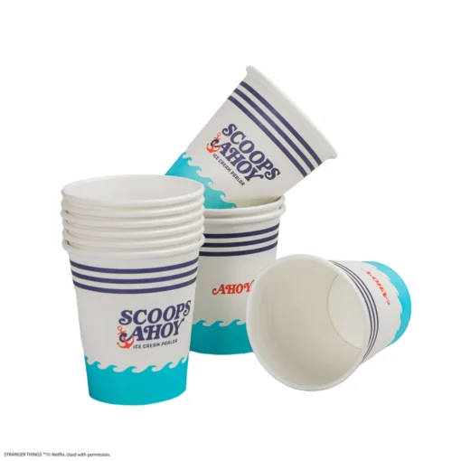 Set of 24 Scoops Ahoy Paper Cups