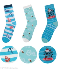 Set of 3 Scoops Ahoy Socks