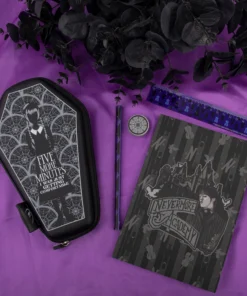 Alternative view of Wednesday's Coffin Stationery Set