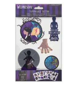 Set of 23 Wednesday Temporary Tattoos