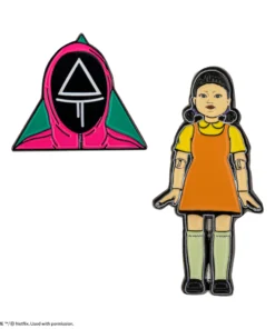 Set of 2 Pins Young-Hee & Squid Game Soldier