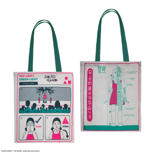 Young-Hee Blue Print Tote Bag