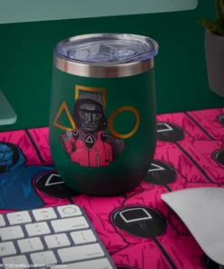 Alternative view of Squid Game Guards Thermal Travel Mug