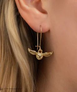 Alternative view of Golden Snitch Earrings