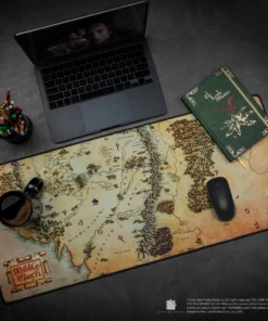 Alternative view of Middle Earth Map Desk Mat