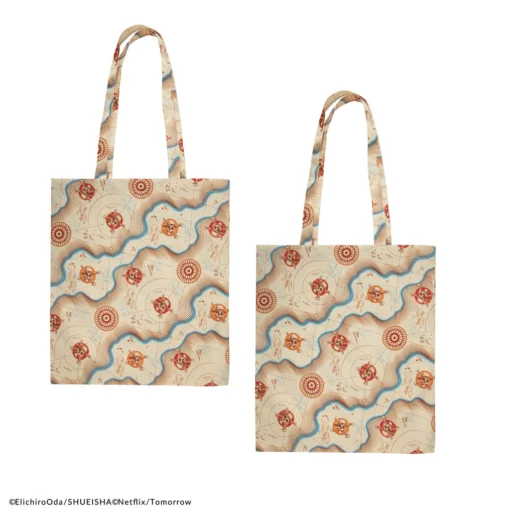 Grand Line Map Tote Bag