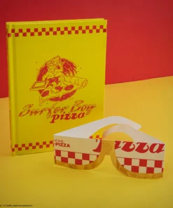 Alternative view of Surfer Boy Pizza Hardcover Notebook