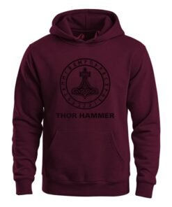 Marron Thor Hammer Hoodie