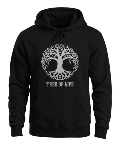 Hoodie - Tree Of Life - Black