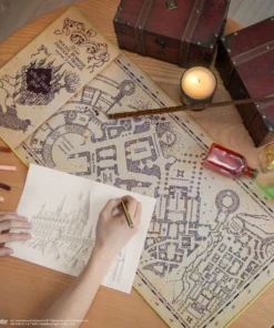 Alternative view of Marauder's Map Desk Mat