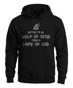 Black Wolf of Odin Hoodie