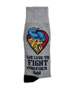 Alternative view of Live to Fight Viking Socks