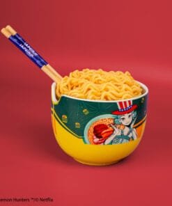 Alternative view of Ramen Bowl with Chopsticks - Zoey Hamburger