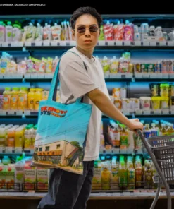 Sakamoto's Day and Night Tote Bag