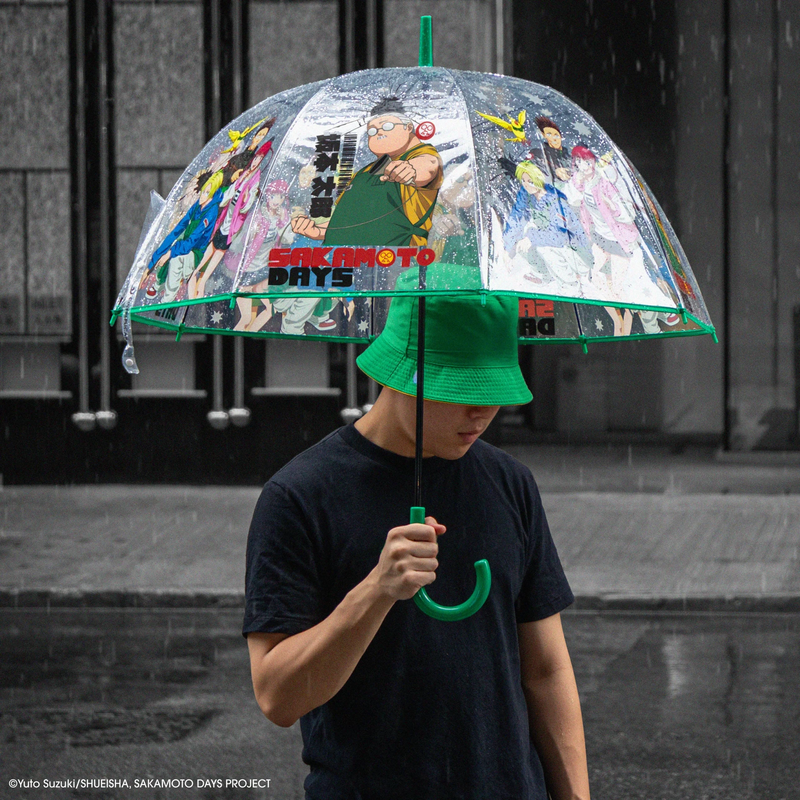 Sakamoto Sidekick Club Transparent Umbrella - Image 4
